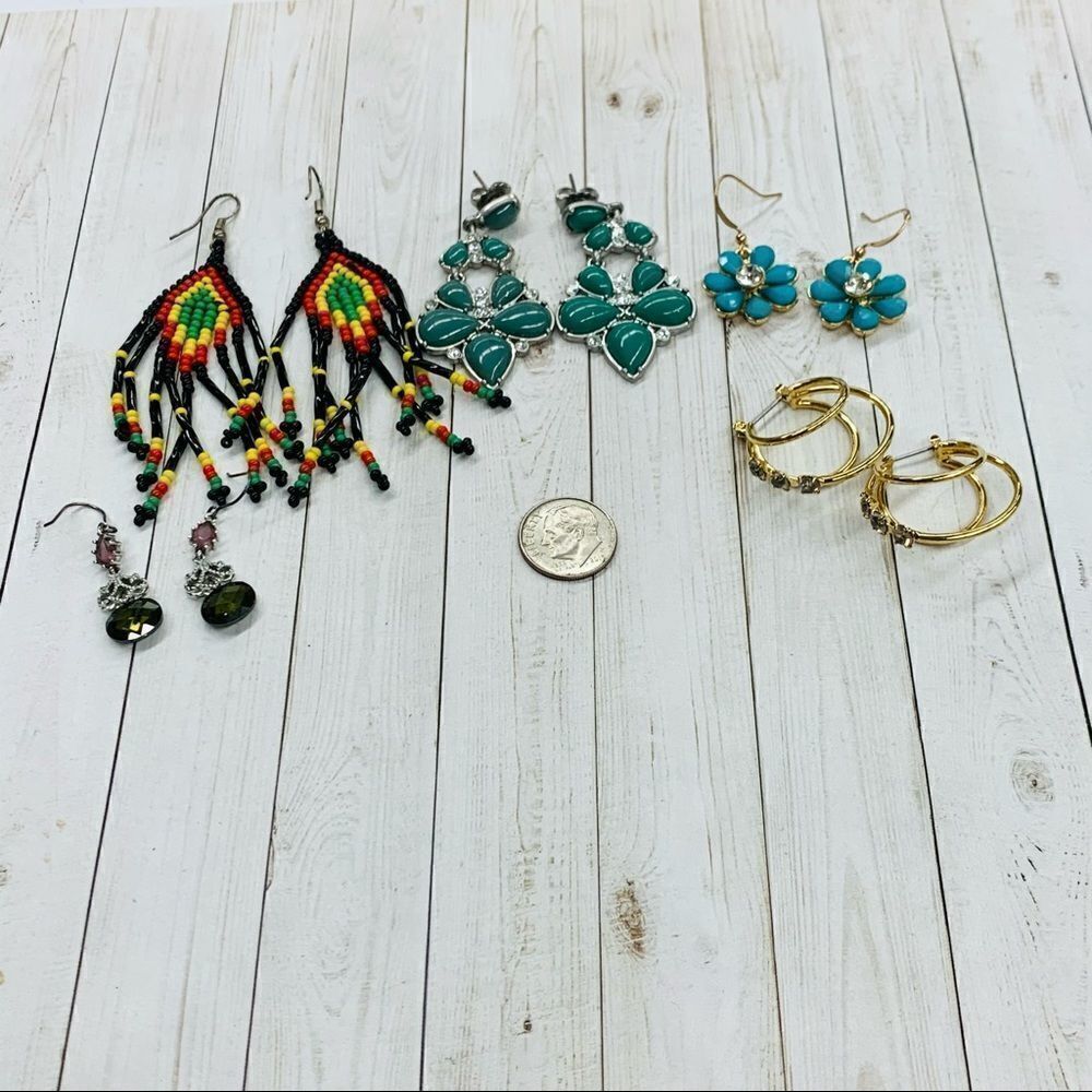 Dangle Earring Lot - Picture 1 of 5